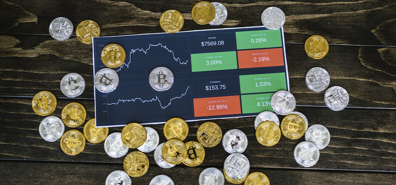 Leaflet and Coins